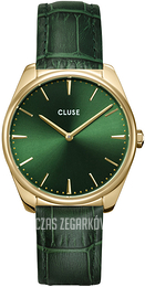Cluse Feroce Zielony/Skóra Ø36 mm CW0101212006
