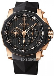 Corum Admirals Cup Challaenger 48 Czarny/Guma Ø48 mm 753.935.91-0371 AN12