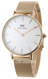 Daniel Wellington Classic Petite Melrose Biały/Stal w kolorze różowego złota Ø32 mm DW00100163