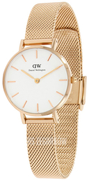 Daniel Wellington Classic Petite Melrose Biały/Stal w kolorze różowego złota Ø28 mm DW00100219