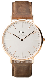 Daniel Wellington Classic Cardiff Kremowy/Skóra Ø40 mm 0110DW