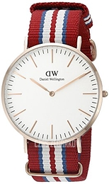 Daniel Wellington Classic Kremowy/Tkanina Ø40 mm DW00100012