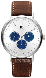 Danish Design Sport Srebrny/Skóra Ø40.5 mm IQ12Q1233