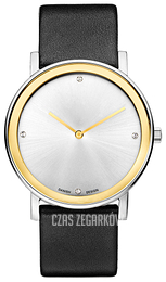 Danish Design Dress Srebrny/Skóra Ø38 mm IQ15Q1042