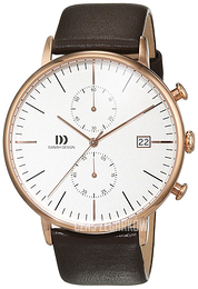 Danish Design Sport Biały/Skóra Ø42 mm IQ17Q975