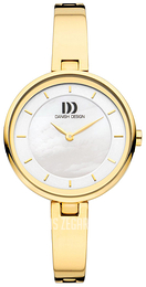 Danish Design Dress Biały/Stal w odcieniu złota Ø32 mm IV05Q1164