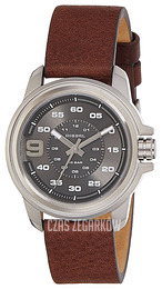 Diesel Analog Szary/Skóra Ø40 mm DZ1744