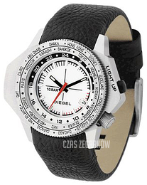 Diesel Analog Biały/Skóra Ø47 mm DZ4070