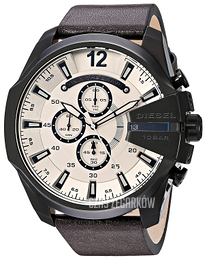 Diesel Chronograph Kremowy/Skóra Ø51 mm DZ4422