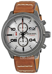 Diesel Chronograph Srebrny/Skóra Ø50 mm DZ4438