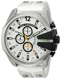Diesel Chronograph Biały/Guma Ø52 mm DZ4454