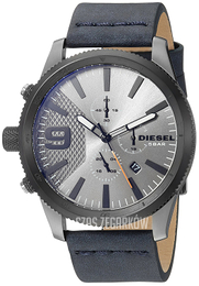 Diesel Chronograph Srebrny/Skóra Ø46 mm DZ4456