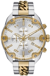 Diesel Spiked Srebrny/Pozlacana Ø49 mm DZ4629