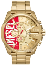 Diesel Mega Chief Zloty/Pozlacana Ø51 mm DZ4642