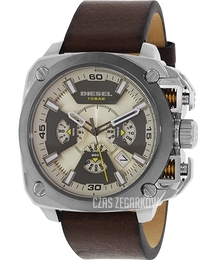 Diesel Chronograph Beżowy/Skóra DZ7343