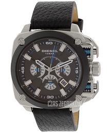 Diesel Chronograph Czarny/Skóra DZ7345