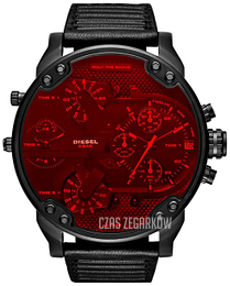 Diesel Analog Czarny/Skóra Ø57 mm DZ7402