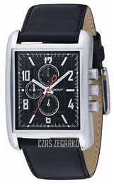 DKNY Chronograph Czarny/Skóra NY1330