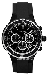 DKNY Chronograph Czarny/Guma Ø42 mm NY1468