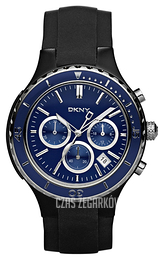 DKNY Chronograph Niebieski/Guma Ø42 mm NY1469