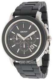 DKNY Chronograph Szary/Plastik Ø44 mm NY1492