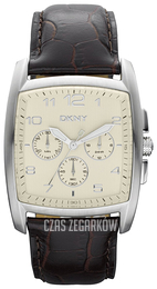 DKNY Chronograph Kremowy/Skóra NY1495