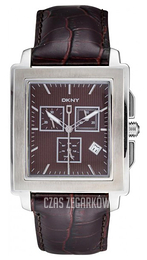 DKNY Chronograph Brązowy/Skóra NY1501
