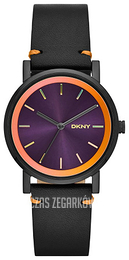 DKNY Dress Purpurowy/Skóra Ø34 mm NY2263