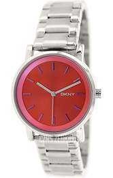 DKNY Dress Czerwony/Stal Ø34 mm NY2267