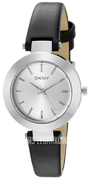 DKNY Dress Srebrny/Skóra Ø28 mm NY2298