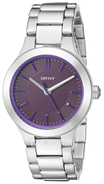 DKNY Dress Purpurowy/Stal Ø38 mm NY2386