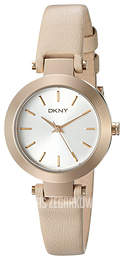 DKNY Dress Srebrny/Skóra Ø28 mm NY2457