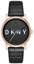 DKNY Dress Czarny/Skóra Ø35 mm NY2633