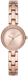 DKNY City Link Różowe złoto/Stal w kolorze różowego złota Ø26 mm NY2826