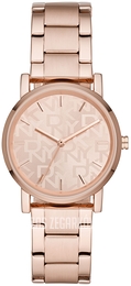 DKNY Soho Różowe złoto/Stal w kolorze różowego złota Ø34 mm NY2854