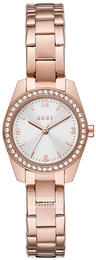 DKNY Nolita Srebrny/Stal w kolorze różowego złota Ø26 mm NY2921