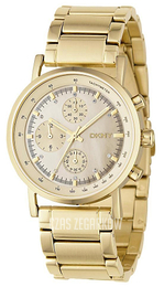 DKNY Lexington Szampański/Stal w odcieniu złota Ø36 mm NY4332