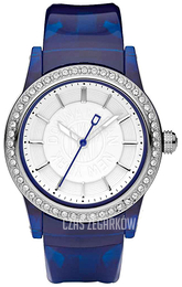 DKNY Glitz Biały/Guma Ø38 mm NY8106