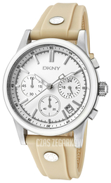DKNY Chronograph Biały/Guma Ø38 mm NY8174