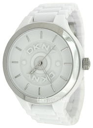 DKNY Dress Biały/Plastik Ø46 mm NY8192