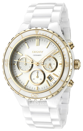 DKNY Ceramic Biały/Czeramiczna Ø42 mm NY8194