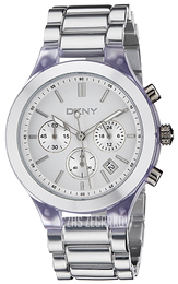 DKNY Chronograph Srebrny/Stal Ø46 mm NY8262