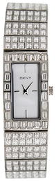 DKNY Crystal Biały/Stal NY8299