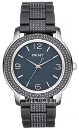 DKNY Glitz Szary/Plastik Ø43 mm NY8426