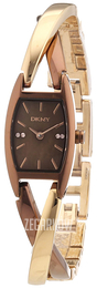DKNY Crystal Brązowy/Stal NY8439