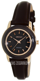 DKNY Ceramic Brązowy/Skóra Ø30 mm NY8641
