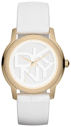 DKNY Dress Srebrny/Skóra Ø41 mm NY8827
