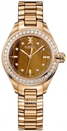 Ebel Onde Brązowy/18 karatowe różowe złoto Ø30 mm 1216099