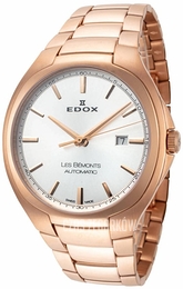 Edox Les Bemonts Srebrny/Stal w kolorze różowego złota Ø43 mm 80114-37R-AIR