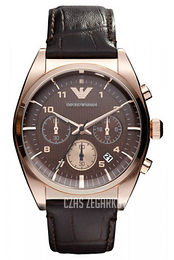 Emporio Armani Classic Brązowy/Skóra Ø42.5 mm AR0371